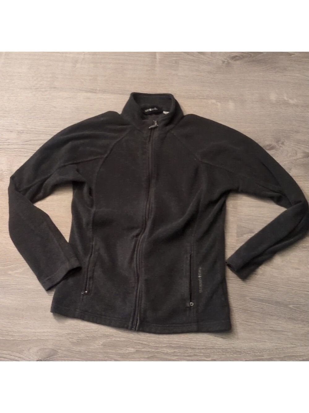 Black diamond gray fleece jacket size medium